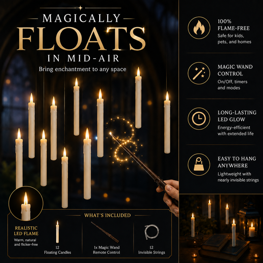 Halloween Floating Flameless Candle