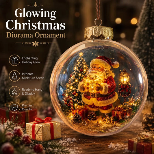 🎄Glowing Christmas Diorama Ornament 👼