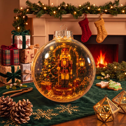 🎄Glowing Christmas Diorama Ornament 👼