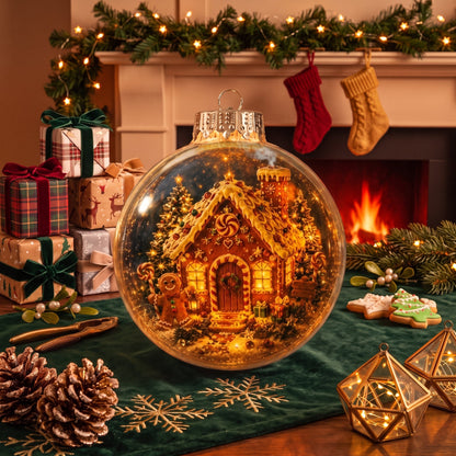 🎄Glowing Christmas Diorama Ornament 👼