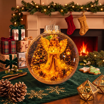 🎄Glowing Christmas Diorama Ornament 👼