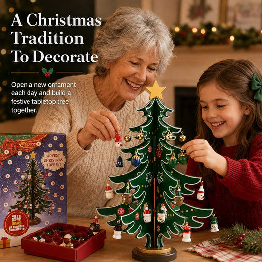 ✨24-Day Wooden Christmas Tree Advent Calendar🎄